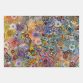 抽象芸術パターン ラッピングペーパーシート (正面3)