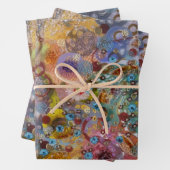 抽象芸術パターン ラッピングペーパーシート (インサイチュ)