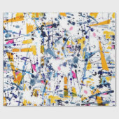 抽象芸術パターン ラッピングペーパー (フラット)