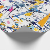 抽象芸術パターン ラッピングペーパー (角)