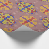 抽象芸術パターン ラッピングペーパー (角)