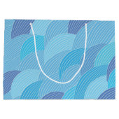 抽象芸術パターン ラージペーパーバッグ (裏面)