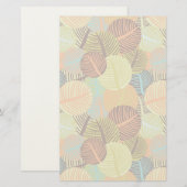 抽象芸術パターン 便箋 (正面/裏面)