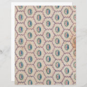 抽象芸術パターン（曲線とドット付き）紙 (正面/裏面)