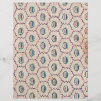 抽象芸術パターン(曲線とドット付き)紙