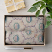 抽象芸術パターン（曲線とドット付き）紙 薄葉紙 (ギフト)