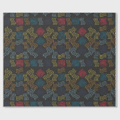 抽象芸術パターン |最高の抽象芸術アート愛好家への贈り物 ラッピングペーパー (フラット)