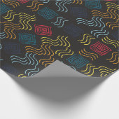 抽象芸術パターン |最高の抽象芸術アート愛好家への贈り物 ラッピングペーパー (角)