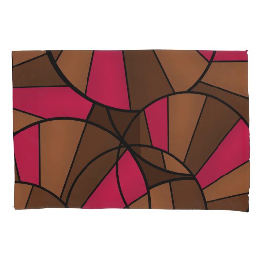 抽象芸術パターン 枕カバー (正面)