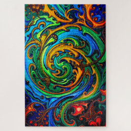 抽象芸術パターン(渦巻き) ジグソーパズル