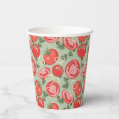 抽象芸術パターン 紙コップ (裏面)