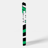 抽象芸術パターン – 緑 Case-Mate iPhoneケース (裏面 / 左)