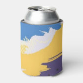 抽象芸術パターン 缶クーラー (缶正面)