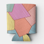 抽象芸術パターン 缶クーラー (裏面)