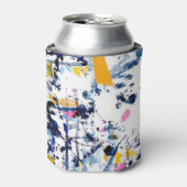 抽象芸術パターン 缶クーラー (缶正面)