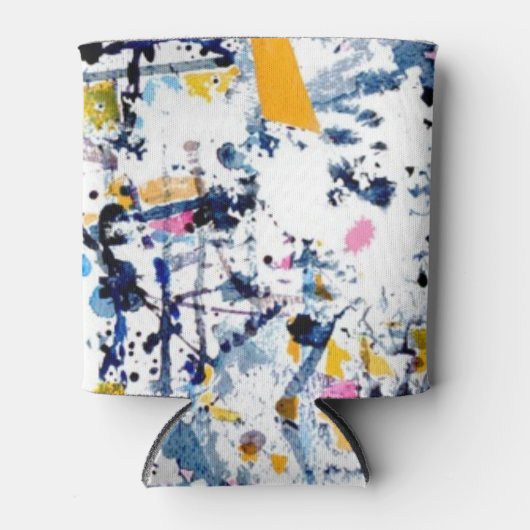 抽象芸術パターン 缶クーラー (正面)