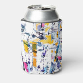 抽象芸術パターン 缶クーラー (缶裏面)