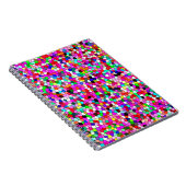 抽象芸術パターン，色のモザイク壁紙，ジオメトリ ノートブック (右側)