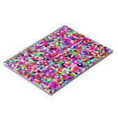 抽象芸術パターン，色のモザイク壁紙，ジオメトリ ノートブック (左側)