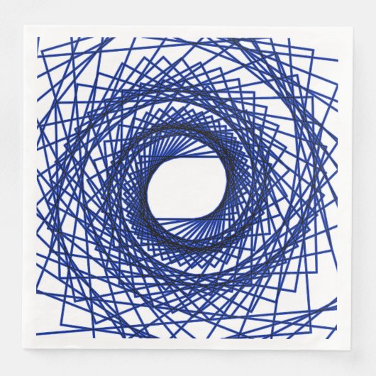 抽象芸術パターン – 青 (正面)