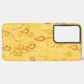 抽象芸術パターン SAMSUNG GALAXYケース (左側面)