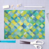 抽象芸術パター絵画ンの切り離しティッシュペーパー 薄葉紙 (クラフト)