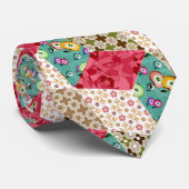 抽象芸術パッチワークキルティングキルトret ネクタイ (ロール)