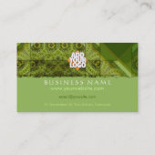 抽象芸術パッチワーク名刺 名刺 (裏面)