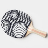 抽象芸術パドル 卓球ラケット (横)