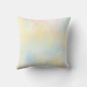 抽象芸術パモダンステルブルーイエローピンク クッション (裏面)