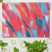 抽象芸術パレットのアクリルアートワーク | キッチンタオル (折り畳み)