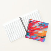 抽象芸術パレットのアクリルアートワーク | ノートブック (内部)