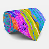 抽象芸術パレットナイフアートタイ3 ネクタイ (ロール)