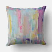 抽象芸術パレッ絵画トナイフ枕 クッション (裏面)