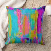 抽象芸術パレッ絵画トナイフ枕 クッション (ブランケット)