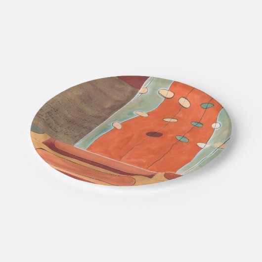 抽象芸術パレード ペーパープレート (アングル)