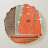 抽象芸術パレード ラウンドクッション (裏面)