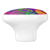 抽象芸術パンクロックデザイン セラミックノブ (側面)