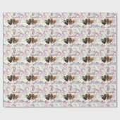 抽象芸術パーソナライズされたアート（写真と名前） ラッピングペーパー (フラット)