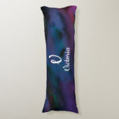 抽象芸術パーソナライズされたスモークキーは水の色を引く ボディピロー (正面縦)