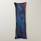 抽象芸術パーソナライズされたスモークキーは水の色を引く ボディピロー (裏面 (縦))