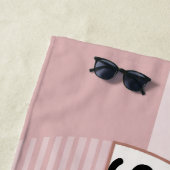 抽象芸術パーソナライズされたビーチ ビーチタオル (インサイチュ)