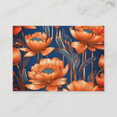 抽象芸術パーソナライズされた名刺 名刺 (裏面)