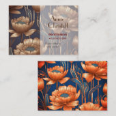 抽象芸術パーソナライズされた名刺 名刺 (正面/裏面)