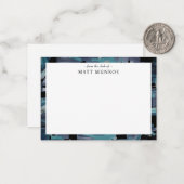 抽象芸術パーソナライズされた文具 ノートカード (正面/裏面インサイチュ)