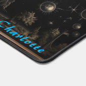 抽象芸術パーソナライズされた木製パネルデスクマット デスクマット (コーナー)