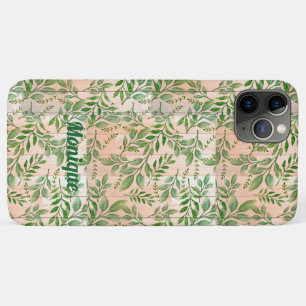 抽象芸術パーソナライズされた緑 iPhone 11 PRO MAXケース