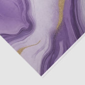 抽象芸術パープルとフェイク金ゴールドグリッター大理石 薄葉紙 (詳細)