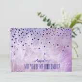 抽象芸術パープルは私の花嫁のメイド？ 招待状 (スタンド正面)