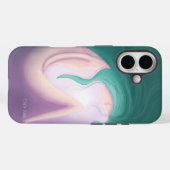 抽象芸術パープルアートフォンケース Case-Mate iPhoneケース (裏面 (横))